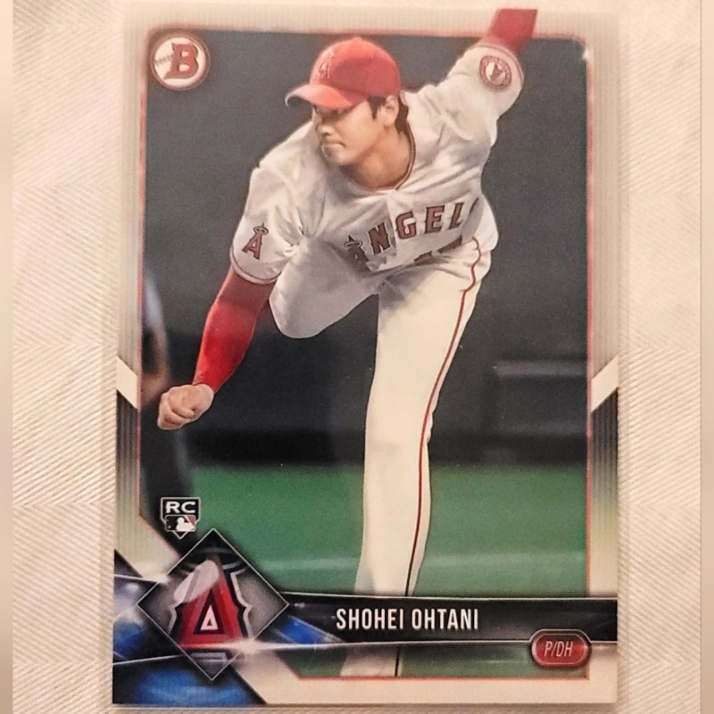 2018 Shohei Ohtani Los Angeles Angels Baseball Bowman/Topps Rookie Card #49 Mint